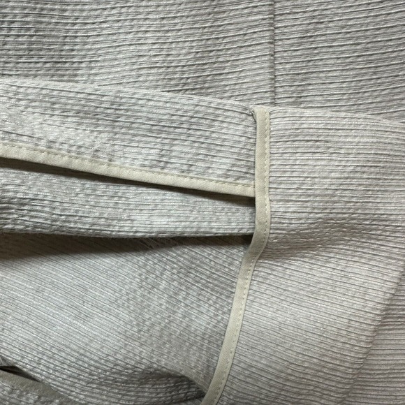 'S MAX MARA Alda Striped Cotton Silk Button Back Dress Size‎ US 8 - Picture 7 of 14